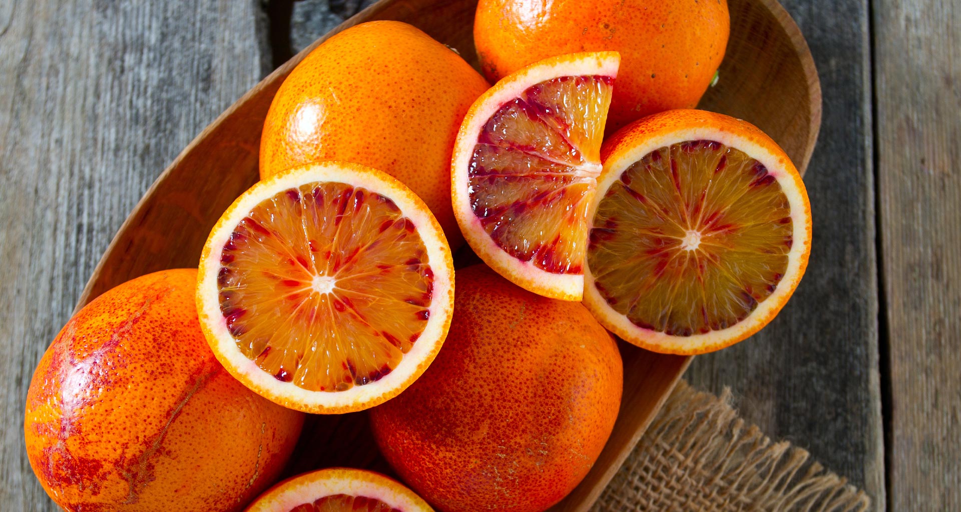 The Tarocco orange, the orange of Etna